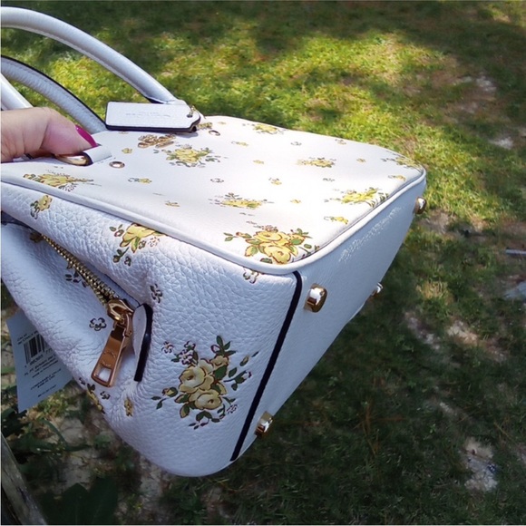 NWT Coach Floral Savannah Small Cossbody Carryall $498 - NO CALLOUTS - Picture 12 of 16